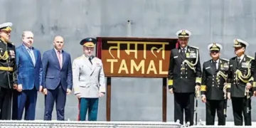 Latest warship INS Tamal inducted into Indian Navy