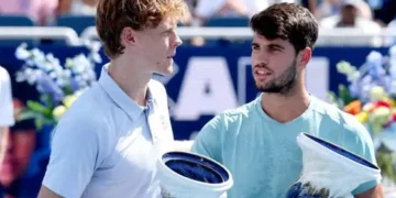 Alcaraz wins first Cincinnati title after Sinner retires