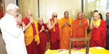 Buddhist relics return after 127 Years