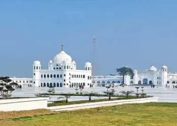 Kartarpur Sahib partially submerged in floodwater
