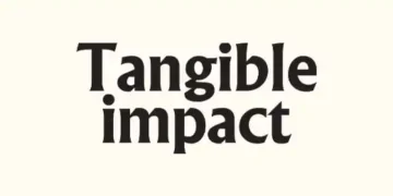 Tangible impact
