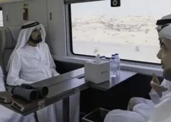 UAE Vice-President takes ride on Etihad Rail