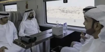 UAE Vice-President takes ride on Etihad Rail