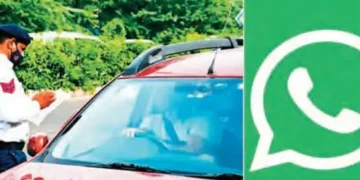 Now the challan of vehicles will be sent on WhatsApp in the state