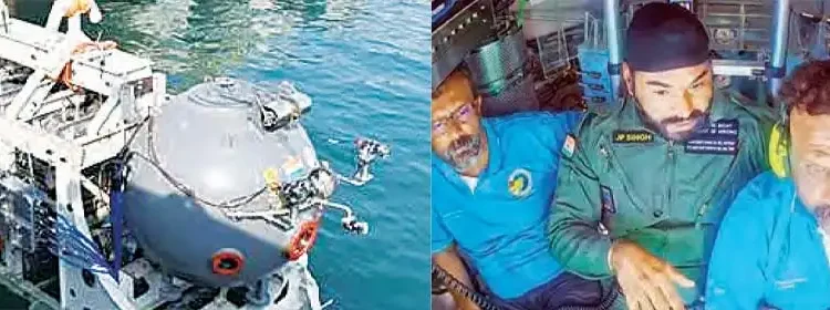 For the first time, Indian sailors reached a depth of 5000 meters in the sea