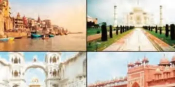 There will be a grand display of tourist places of Uttar Pradesh in front of the world