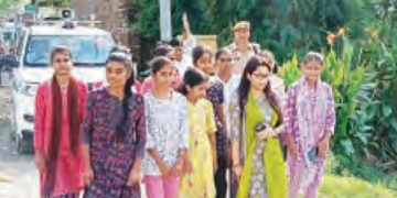The village got a road due to the initiative of 7 daughters.