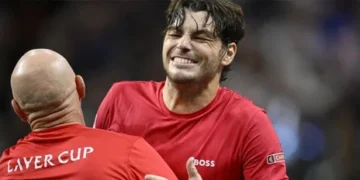 Fritz stuns Alcaraz in Laver Cup