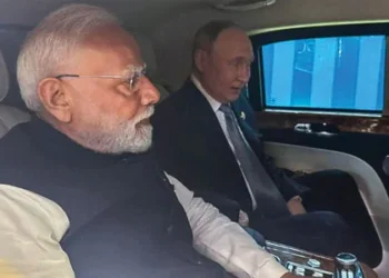 PM Modi, Putin travel in same car