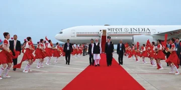 PM Modi arrives in Tianjin to attend SCO Summit