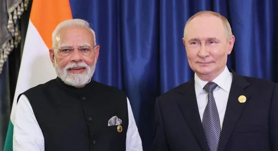 PM Modi to Putin