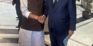 Rajnath discusses defence sector ties with Morocco Minister