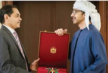 UAE honour for Indian Ambassador