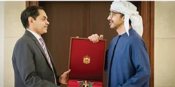 UAE honour for Indian Ambassador