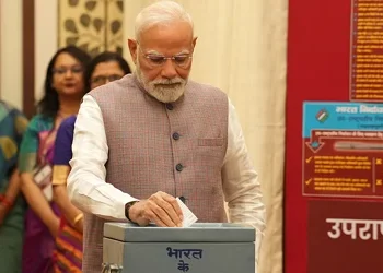 VP election kicks off; PM Modi casts first vote
