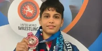 Wrestler Antim clinches bronze in World Championship