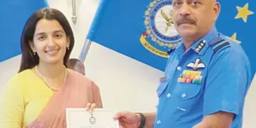 PCS Sangeeta Raghav honored by Air Force
