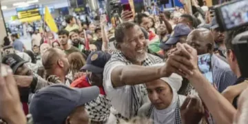 Activists return from Gaza