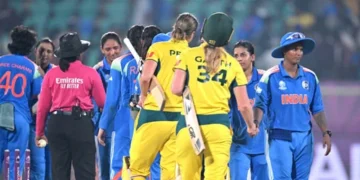 Healy, Sutherland help Australia beat India in World Cup