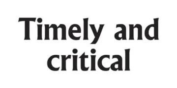 Timely and critical