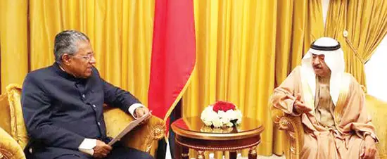 Vijayan meets Bahrain Deputy PM
