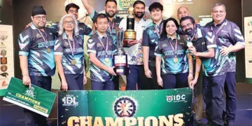 Winning Team of Tolly Indian Darts League- Biscotti Barrels