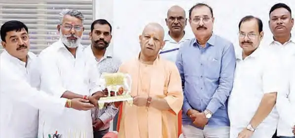 LDA's Naimish Nagar scheme: Farmers' faces brightened after meeting the CM
