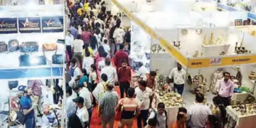 Foreign guests took double advantage of the Greater Noida fair.