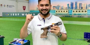 Anish shoots his way to World Championship silver