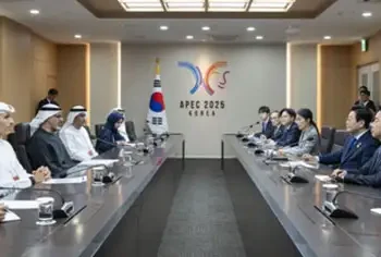 Crown Prince holds talks with S Korean President