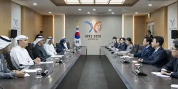 Crown Prince holds talks with S Korean President