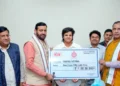 Haryana CM Saini gives Rs 1.50 cr cheque to Shafali Verma
