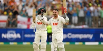 Head, Starc lead Australia to eight-wicket win in Ashes Test