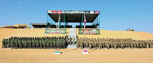 India-UK joint military exercise begins