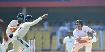 Stubbs' 94, helps South Africa set India target of 549 runs