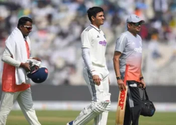 captain gill being monitored, decision on further participation depends on progress