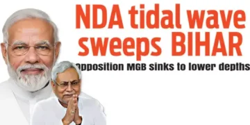 NDA tidal wave sweeps BIHAR