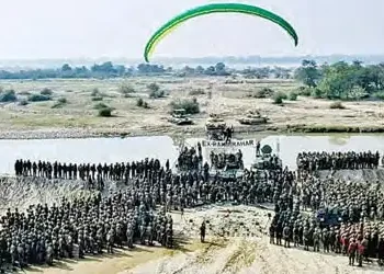 Indian Army's exercise 'Ram Prahar' in Haridwar