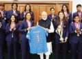 Modi meets the 'Queens' of world cricket