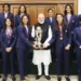 Modi meets the 'Queens' of world cricket