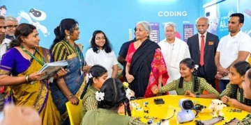 Sitharaman launches project to develop AI, STEM & robotics labs in Karnataka