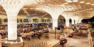 Mumbai airport has expanded its facilities to meet the passenger traffic.