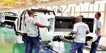 First car assembly plant