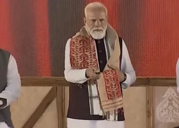 PM Modi lays foundation of Kaziranga corridor in Assam