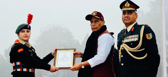Rajnath Singh praises NCC cadets’ efforts