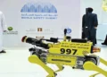 Showcasing firefighting robots, AI innovations
