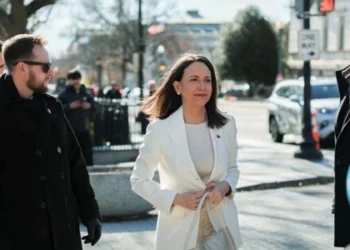 Venezuela’s Machado presents her Nobel Prize to Trump