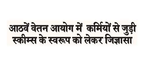 Curiosity about the nature of employee-related schemes in the Eighth Pay Commission