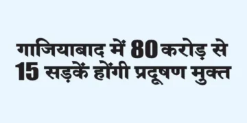 15 roads in Ghaziabad will be pollution free with an investment of Rs 80 crore.