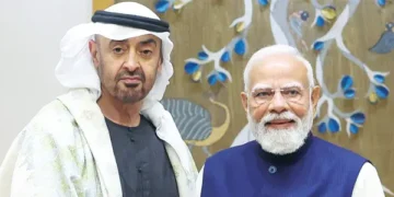 PM Modi breaks protocol to welcome UAE President